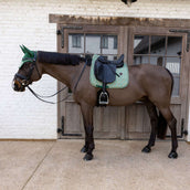 Kentucky Tapis de Selle Velvet Pied De Poule Dressage Vert foncé