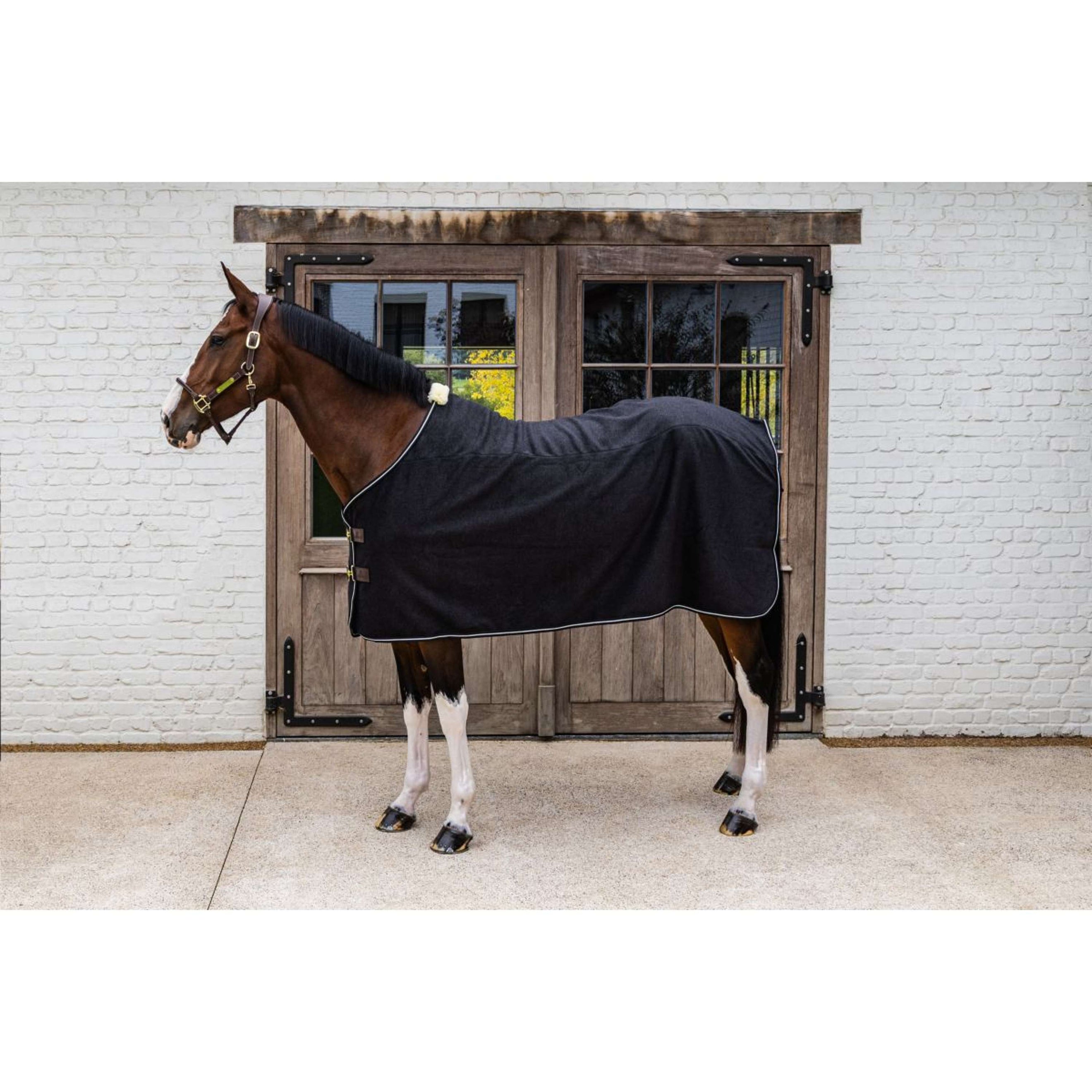 Kentucky Couverture Polaire Heavy Melange Noir Kentucky Couverture Polaire Heavy Melange Noir