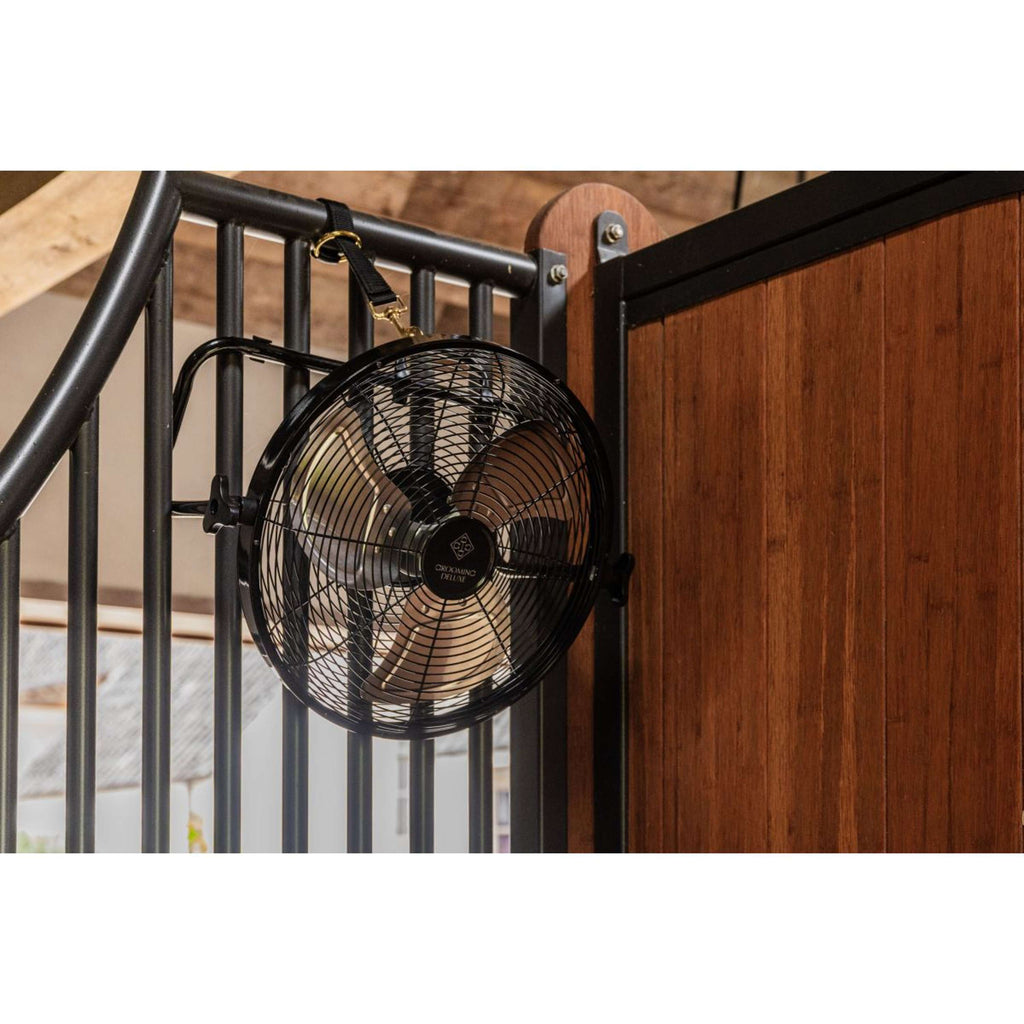 Kentucky Ventilateur sans fil avec Batterie et Chargeur Noir
