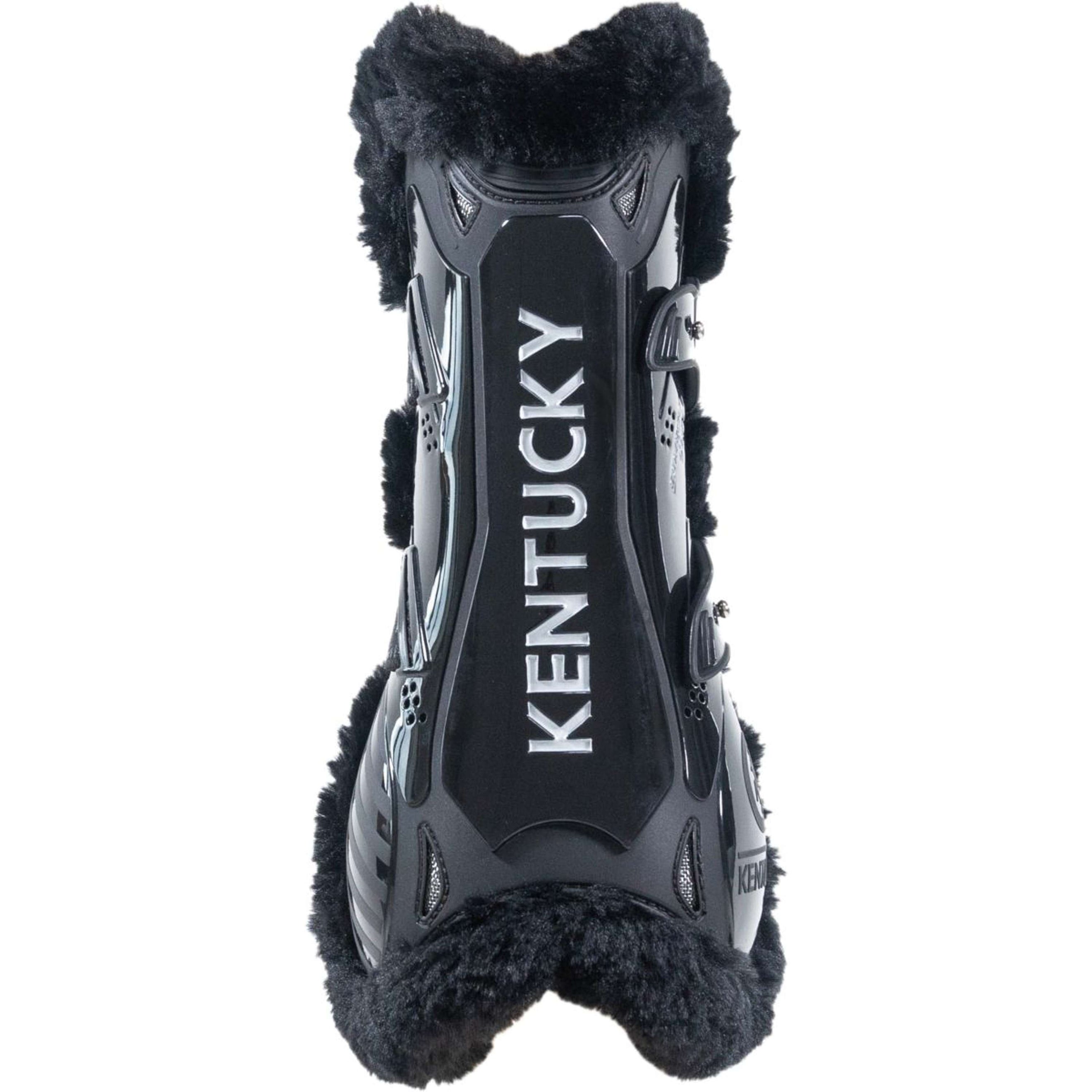 Kentucky Horsewear Protèges-Tendons Bamboo Elastic Vegan Sheepskin Noir/Noir Kentucky Horsewear Protèges-Tendons Bamboo Elastic Vegan Sheepskin Noir/Noir