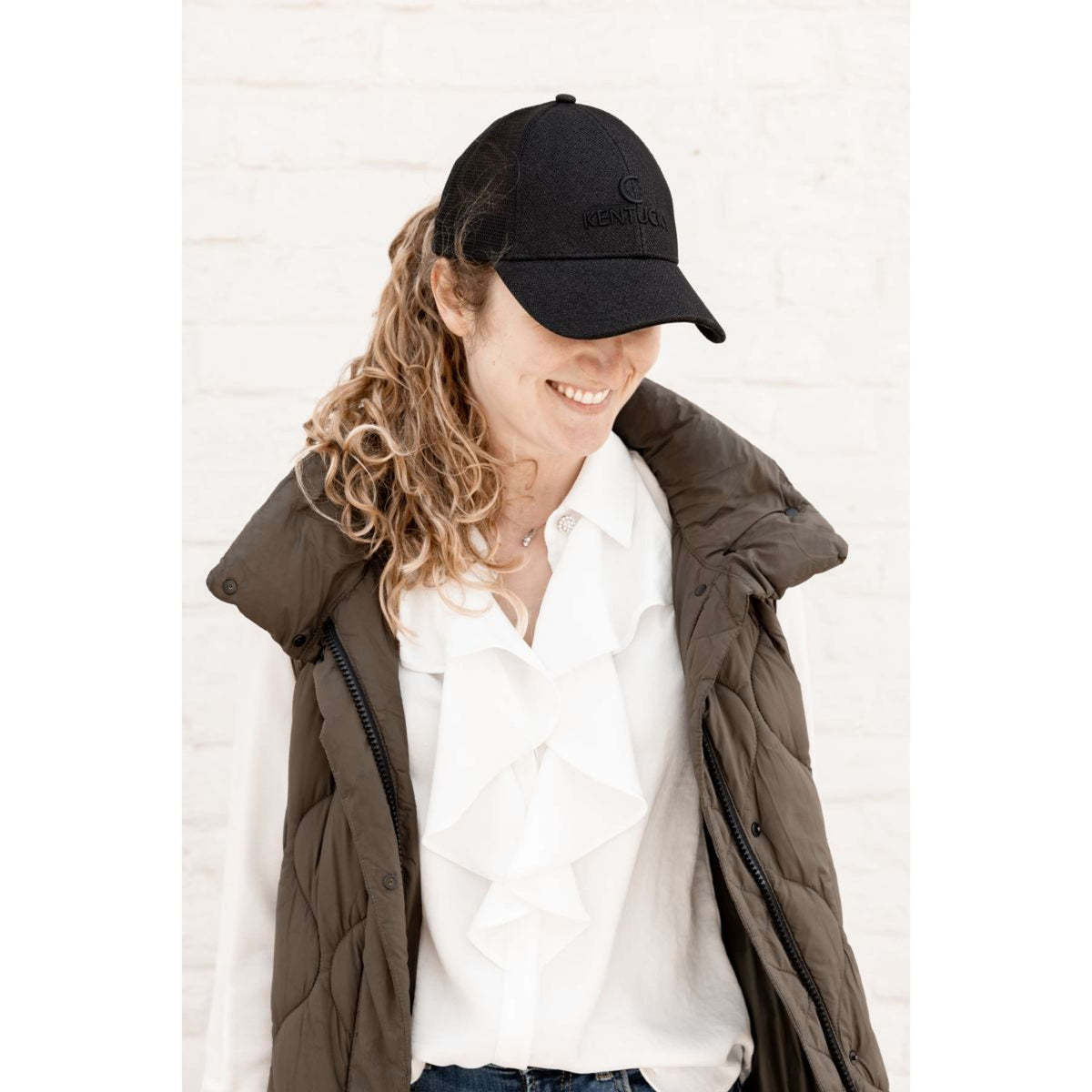 Kentucky Trucker Cap Glitter Noir