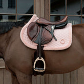 Kentucky Horsewear Tapis de Selle Fake Fur Onion Quilt de Saut Rose Vieux