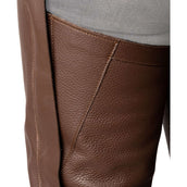 Dyon Longues Jambières en Cuir Standard Marron