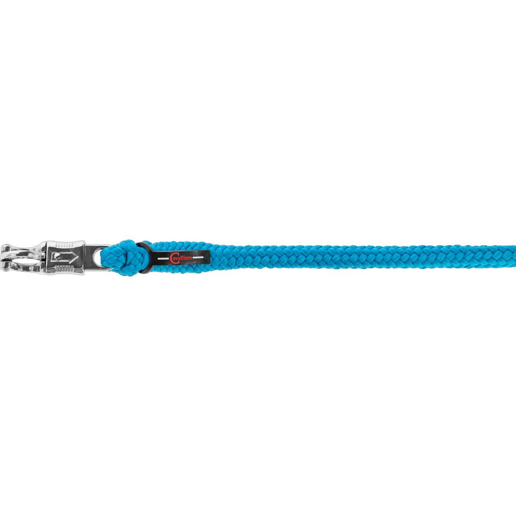 Covalliero Corde pour Licol Hippo avec Crochet Panique Bleu