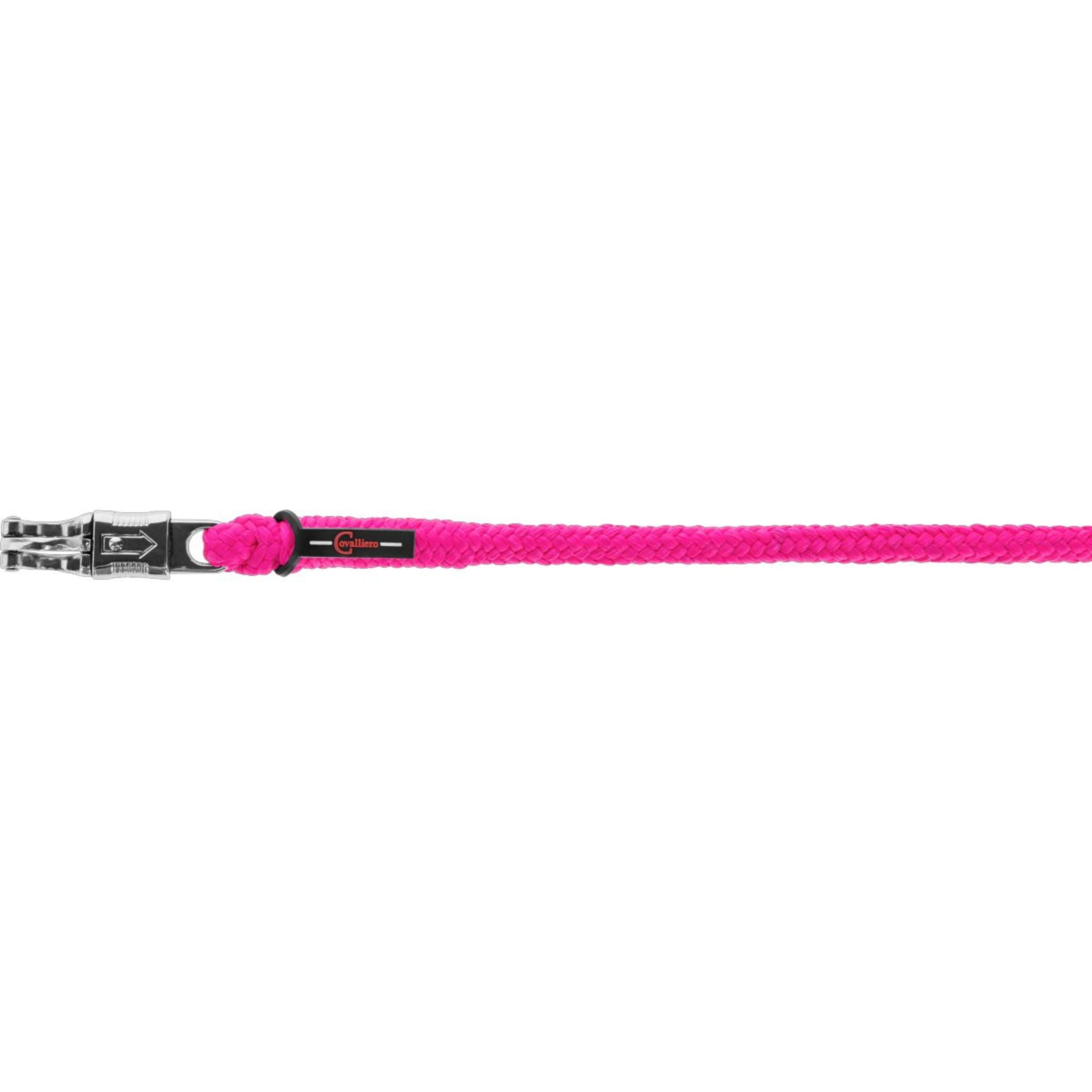 Covalliero Corde pour Licol Hippo avec Crochet Panique Rose