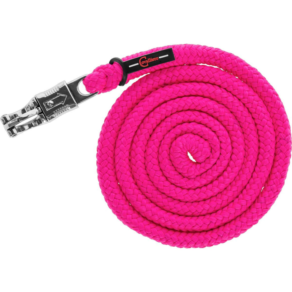 Covalliero Corde pour Licol Hippo avec Crochet Panique Rose