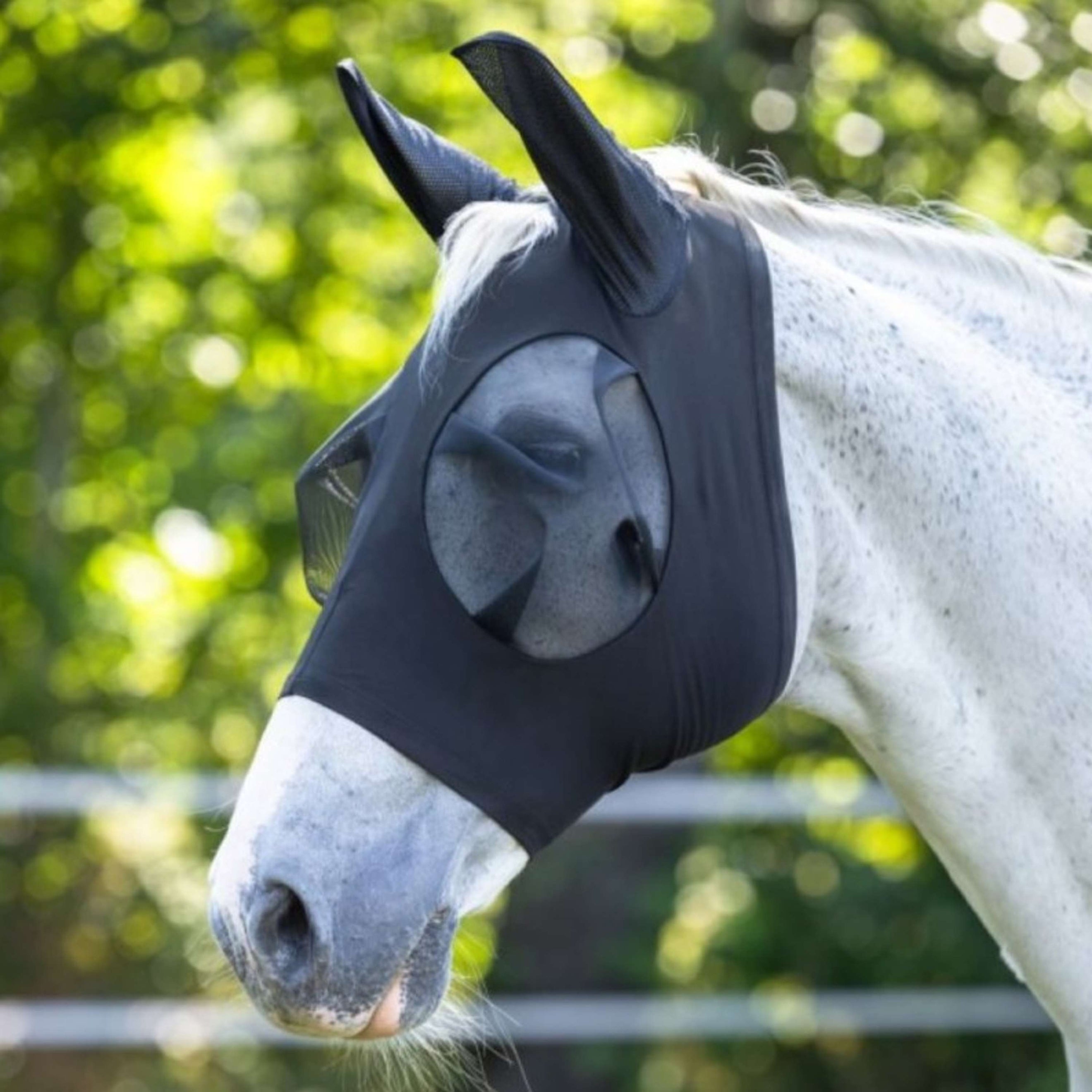Kerbl Masque Anti-Mouches Fino Stretch Noir Kerbl Masque Anti-Mouches Fino Stretch Noir