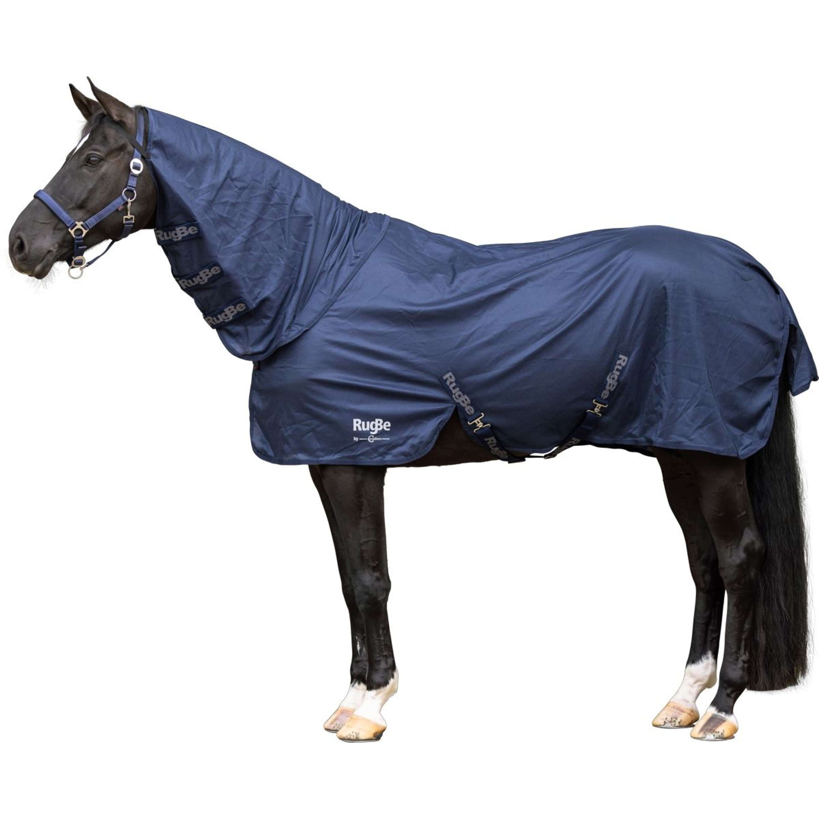 Covalliero Couverture Anti-Mouches RugBe SuperFly Marin Covalliero Couverture Anti-Mouches RugBe SuperFly Marin