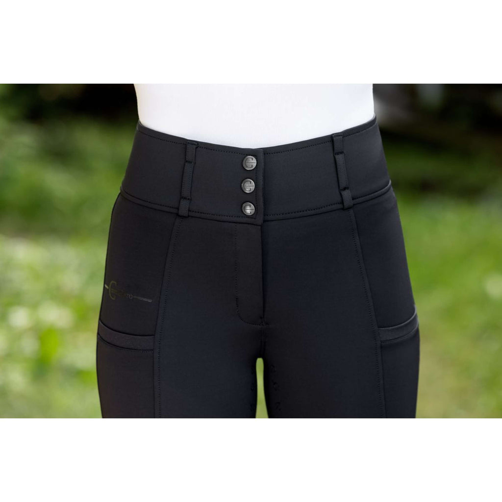 Covalliero Pantalon d'Équitation Highwaist Full Grip Noir