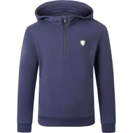 Covalliero Pull col Hoodie SS26 Enfants Foncé Marine