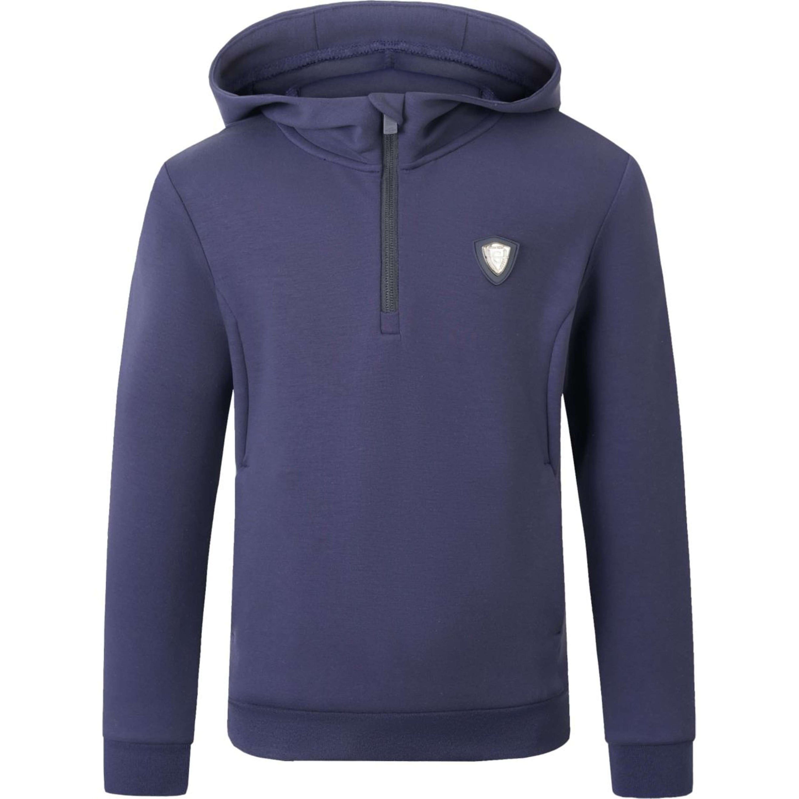 Covalliero Pull col Hoodie SS26 Enfants Foncé Marine
