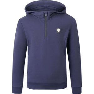 Covalliero Pull col Hoodie SS26 Enfants Foncé Marine