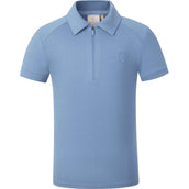 Covalliero Polo SS26 Enfants Smoked Blue