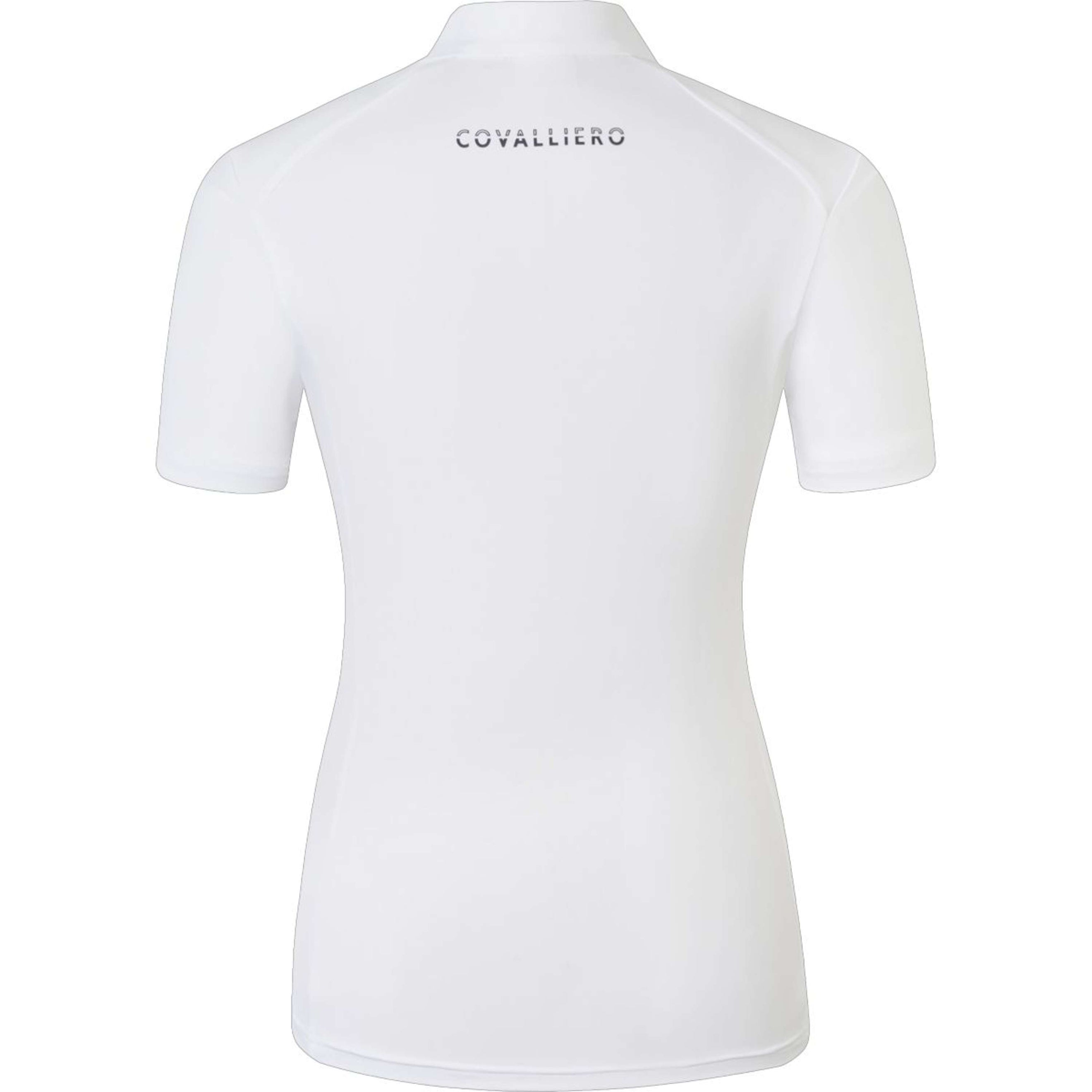 Covalliero Polo SS26 Femme Blanc