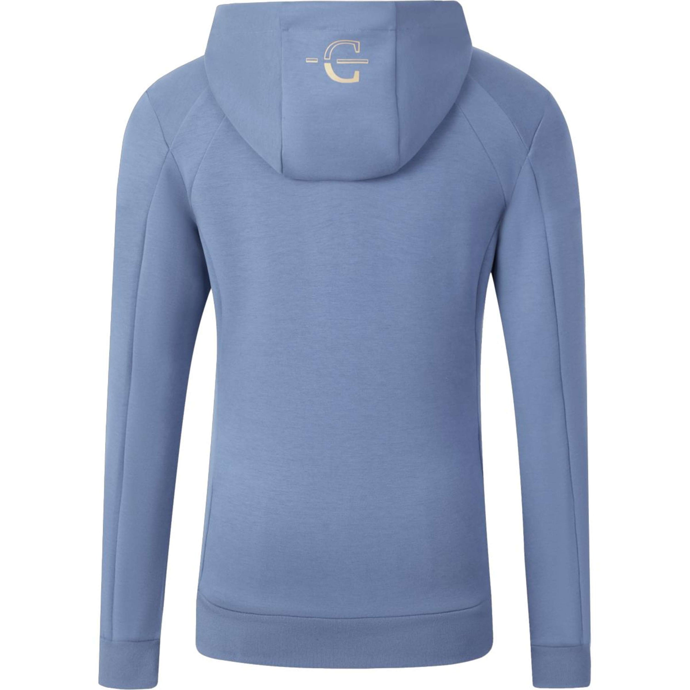 Covalliero Pull col Hoodie SS26 Femme Smoked Blue Covalliero Pull col Hoodie SS26 Femme Smoked Blue