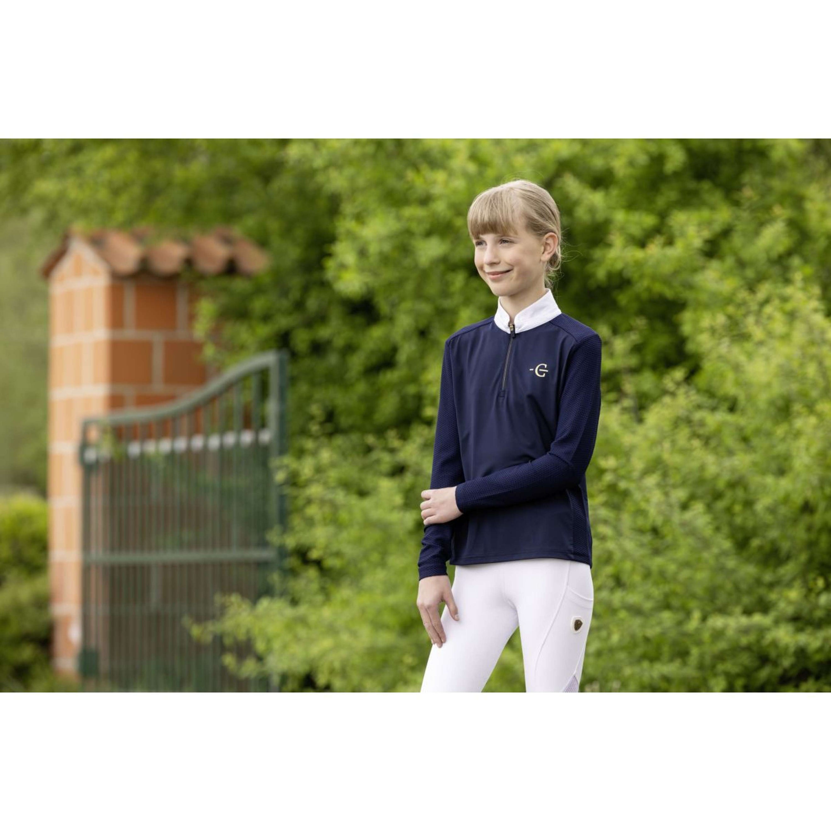 Covalliero T-shirt de Concours SS26 Enfants Longues Manches Foncé Marine