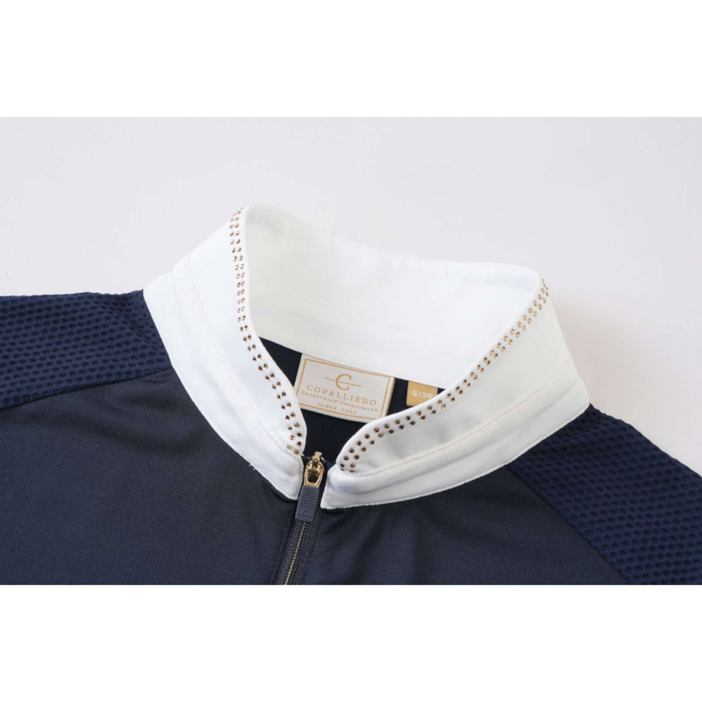 Covalliero T-shirt de Concours SS26 Femme Foncé Marine