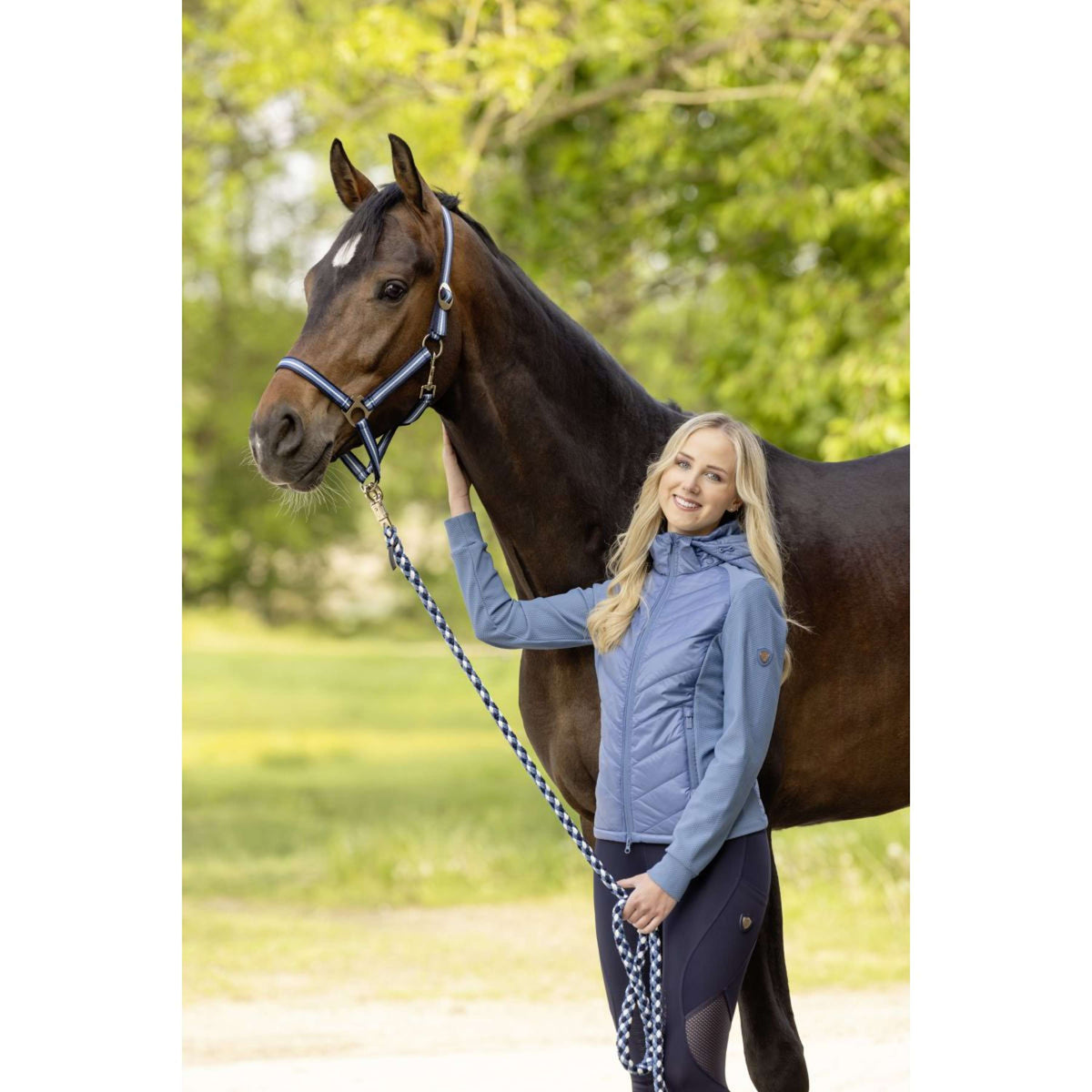 Covalliero Veste SS26 Femme Smoked Blue