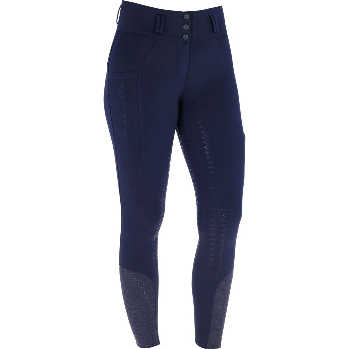 Covalliero Pantalon d'Équitation SS26 Femme Full Grip Foncé Marine
