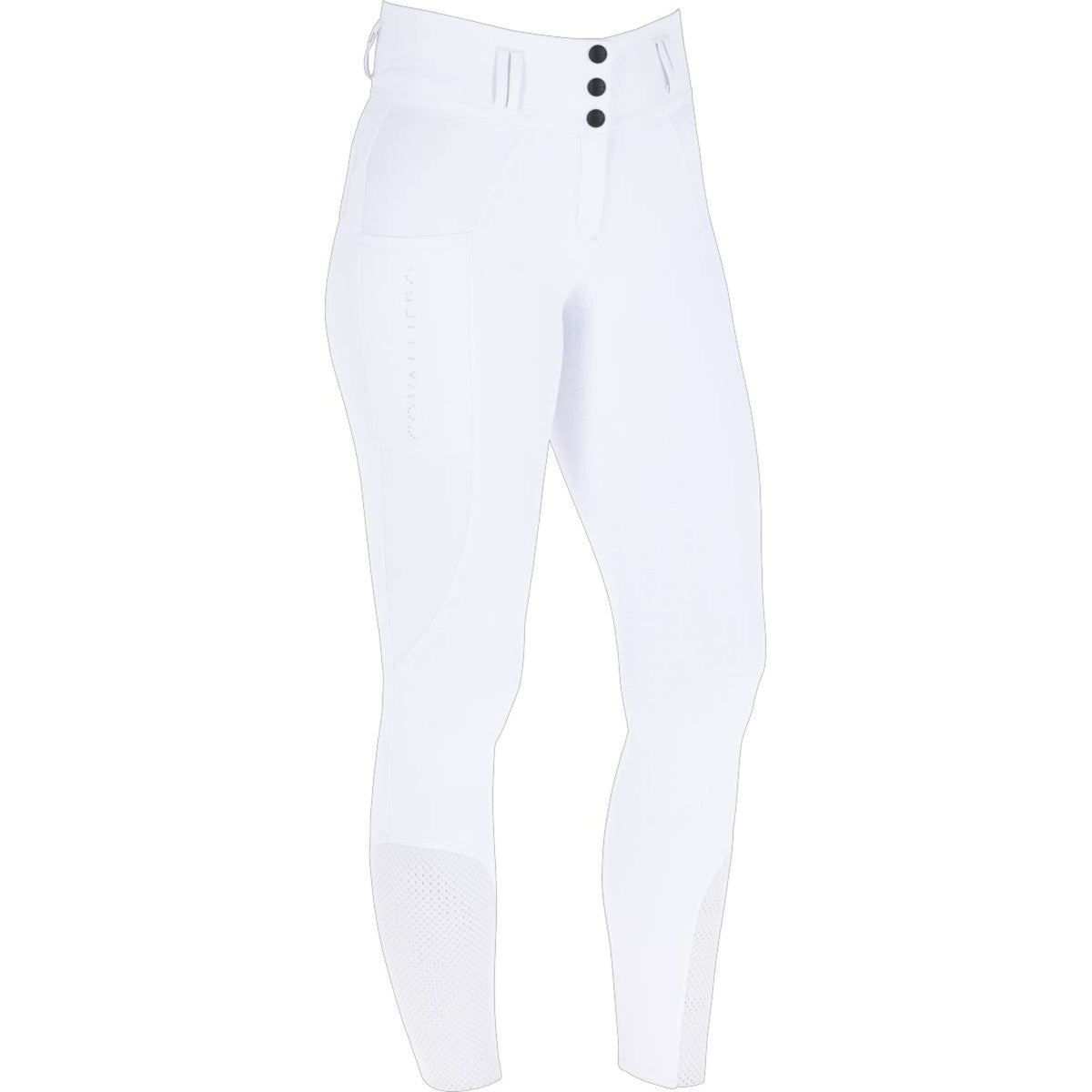 Covalliero Pantalon d'Équitation SS26 Femme Full Grip Blanc
