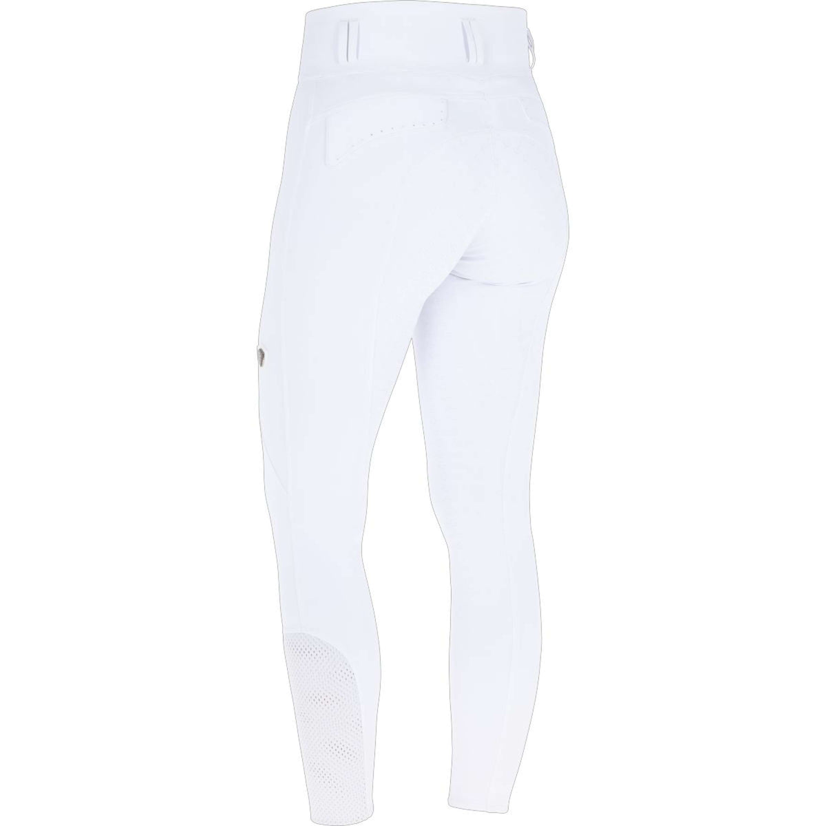 Covalliero Pantalon d'Équitation SS26 Femme Full Grip Blanc