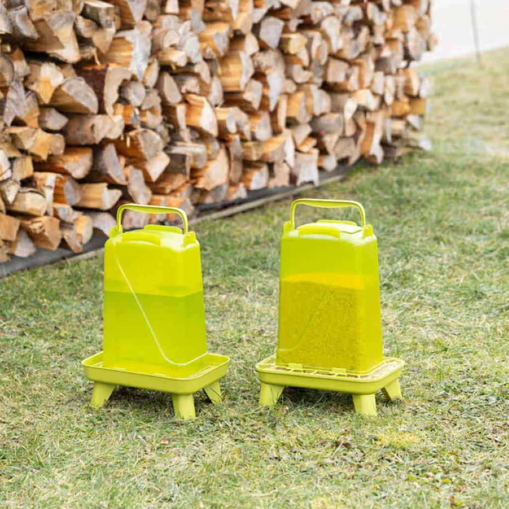 Kerbl Distributeur Automatique de Nourriture sur Pied Vert