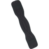 Kieffer Sangle de Dressage Air-Tex sans Élastique Noir