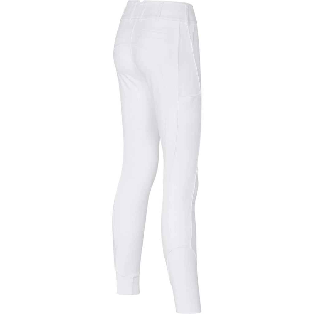 Kingsland Pantalon d'Équitation Kira Prise de Genou Blanc