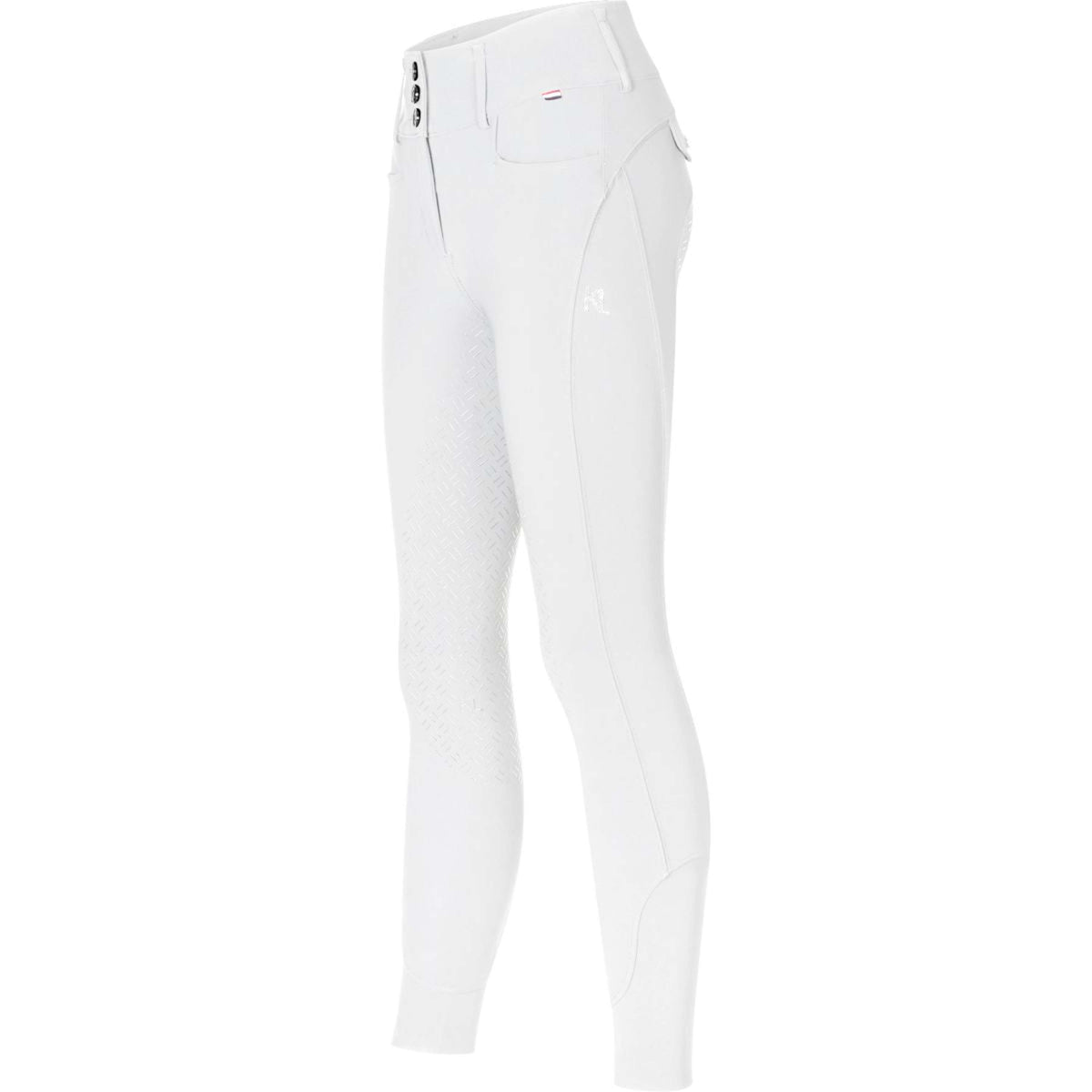 Kingsland Pantalon d'Équitation Kimi Full Grip Blanc