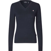 Kingsland Pullover Classic Col en V Marin
