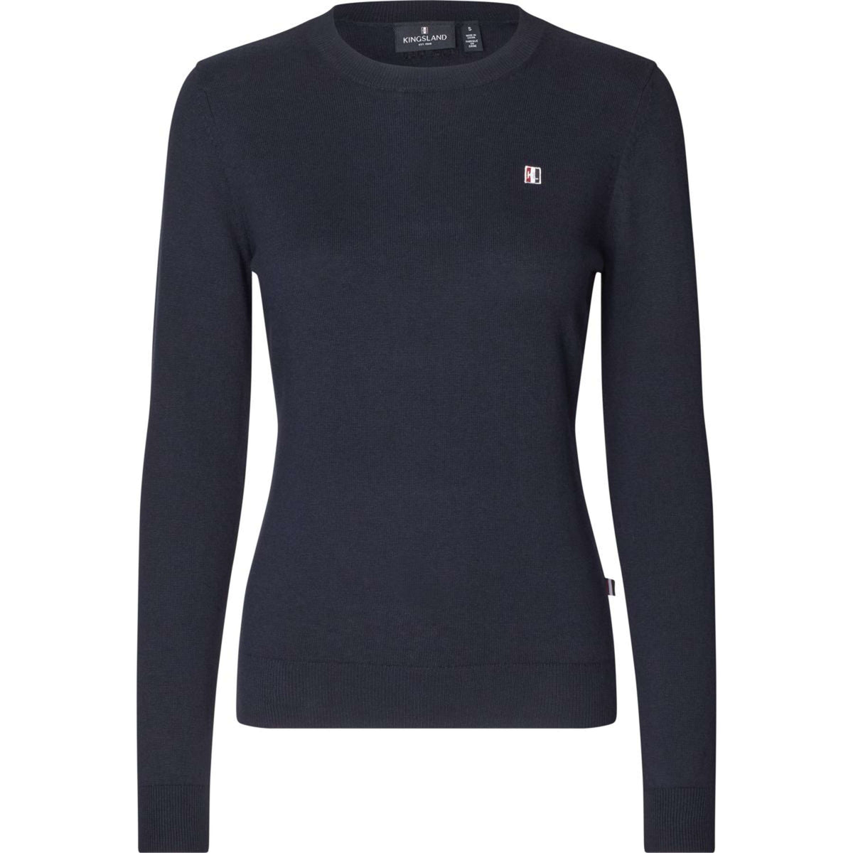 Kingsland Pullover Classic Col en O Marin