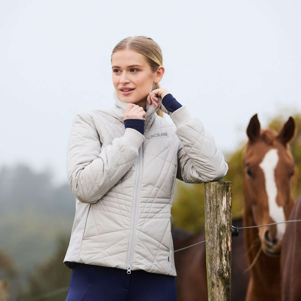 Kingsland Veste KLAlba Femme Beige Dove
