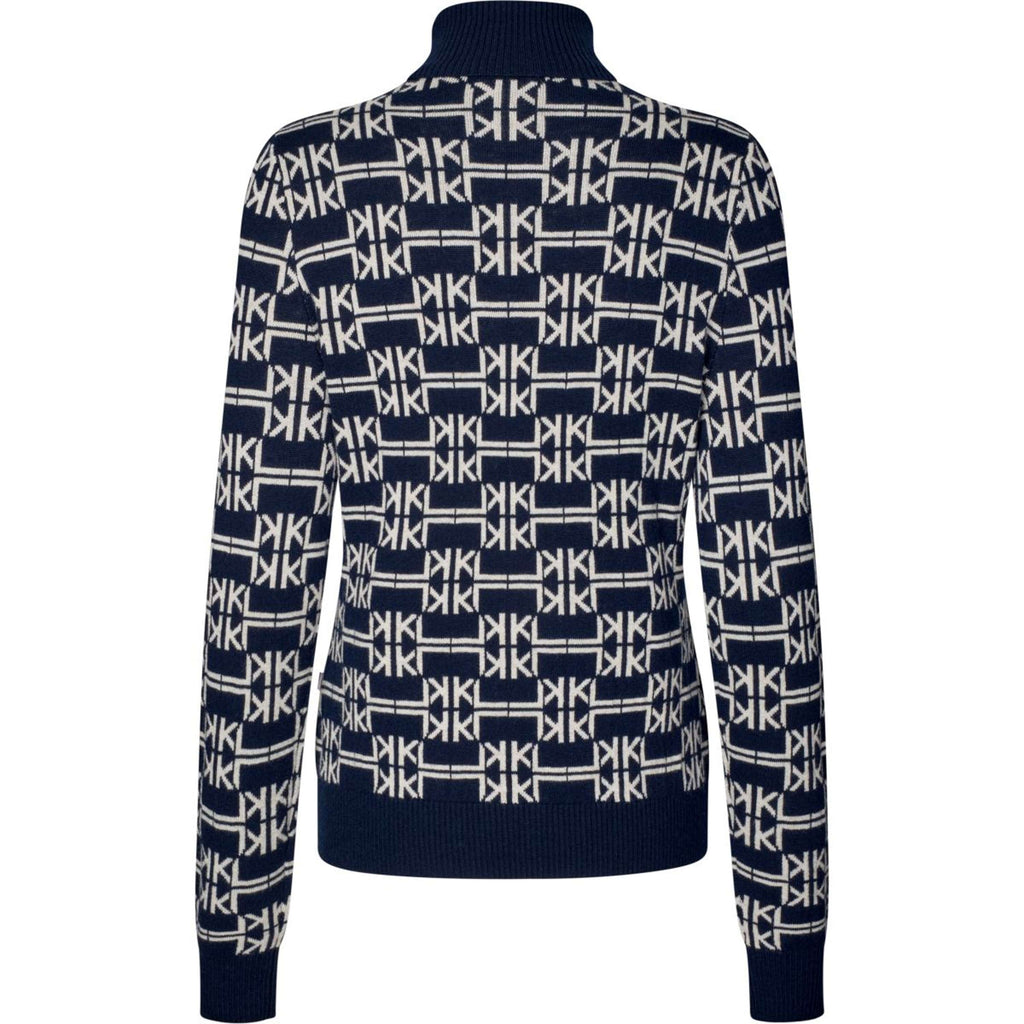 Kingsland Pull à Col KLAnnabella Femme Bleu du Soir