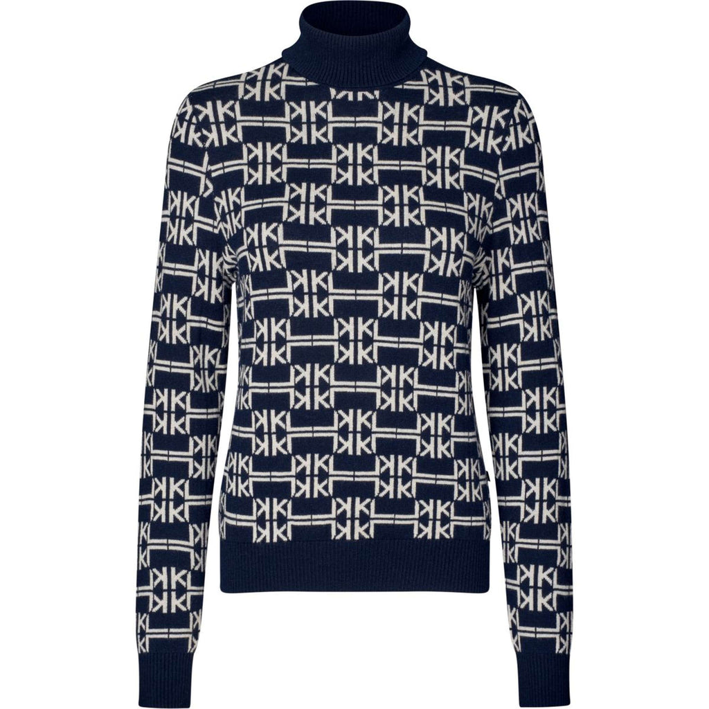 Kingsland Pull à Col KLAnnabella Femme Bleu du Soir
