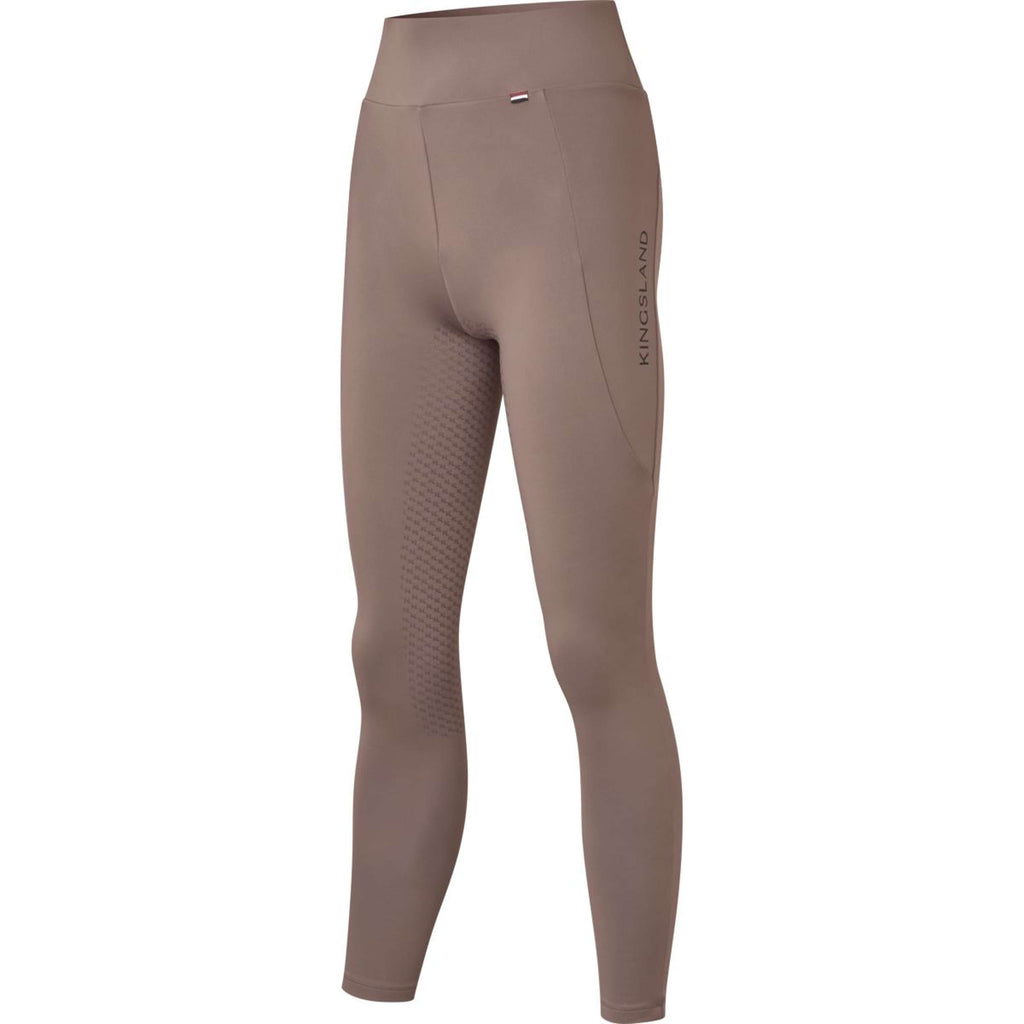 Kingsland Legging d'Équitation KLAmanda F-Tec4 Full Grip Dames Brown Iron