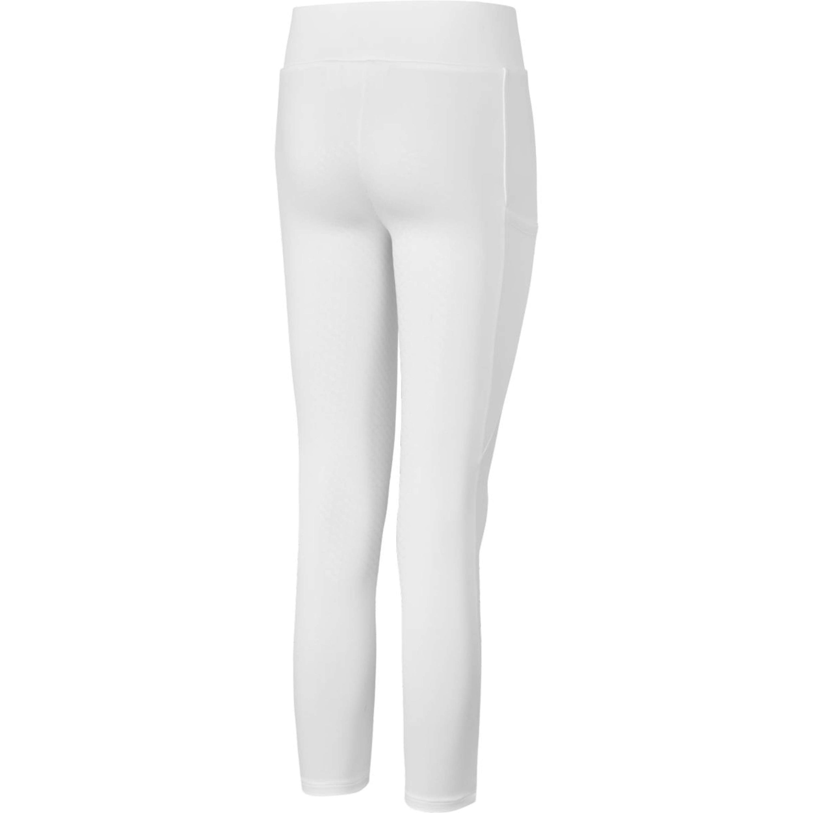Kingsland Legging d'Équitation KLAlexis F-Tec4 Full Grip Enfants Blanc