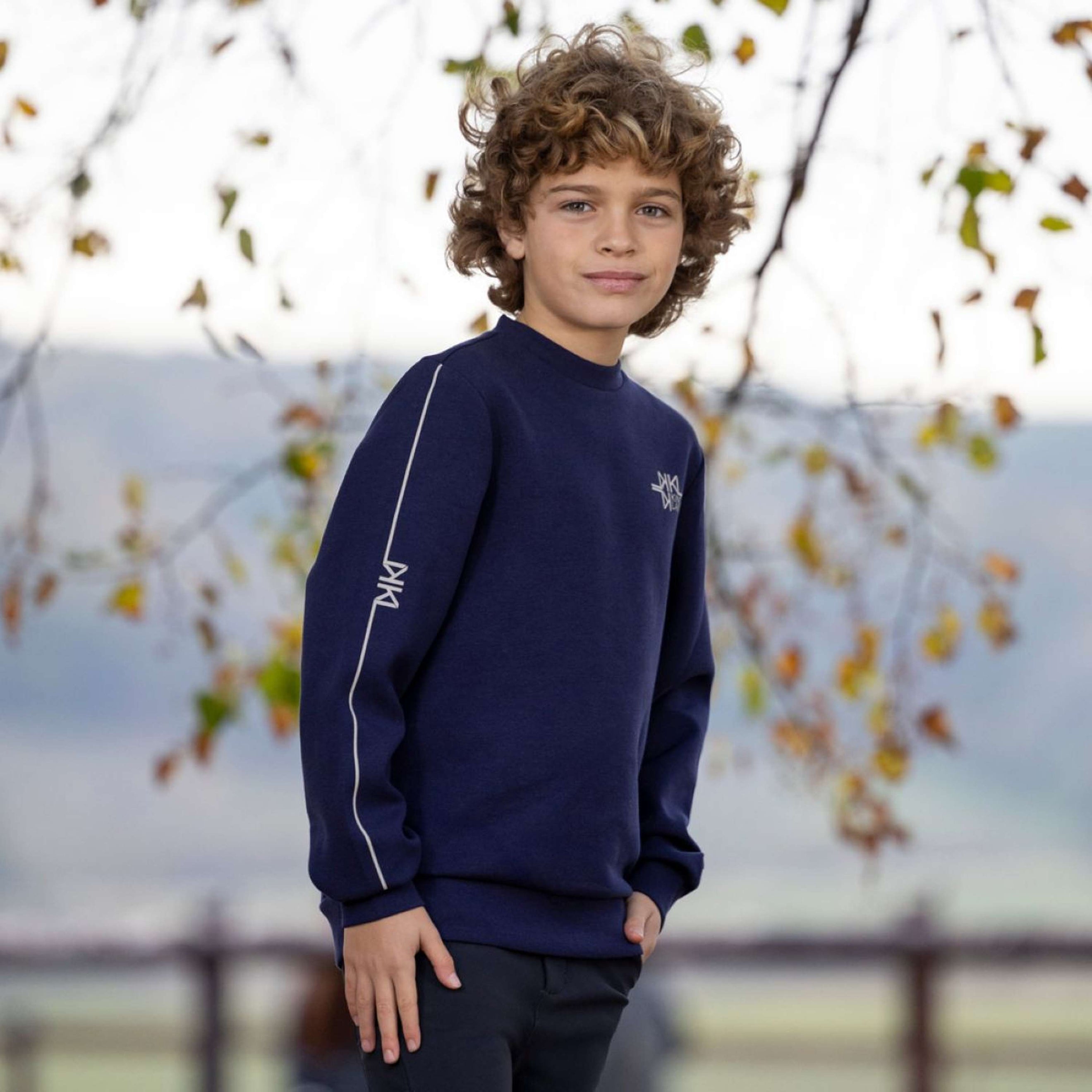 Kingsland Pull KLAli Enfants Bleu du Soir