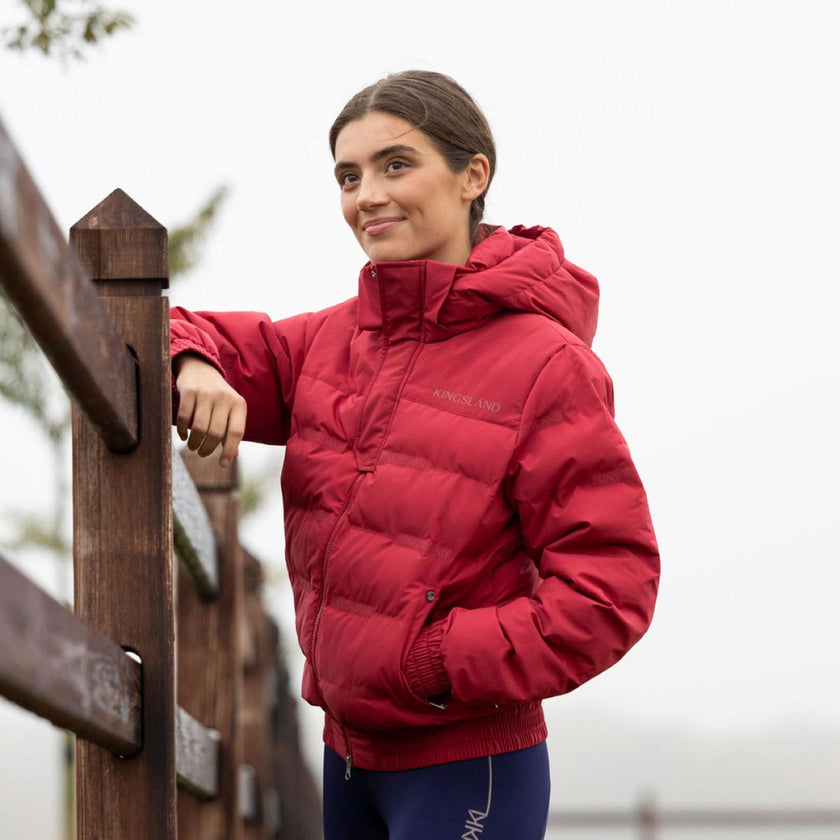 Kingsland Veste KLArianna Femme Grenat Rouge
