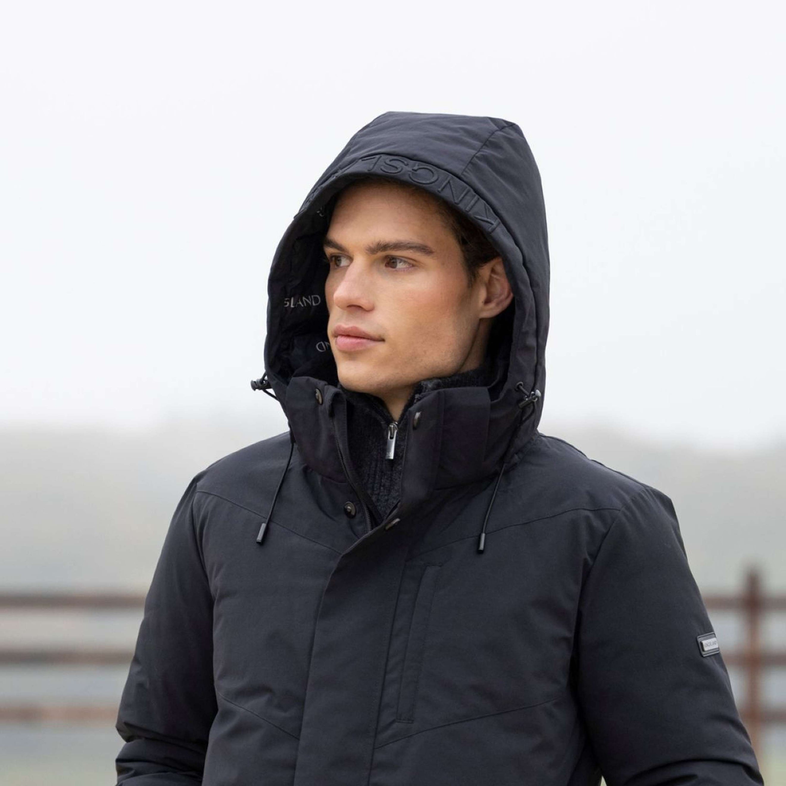 Kingsland Parka KLAron Hommes Noir
