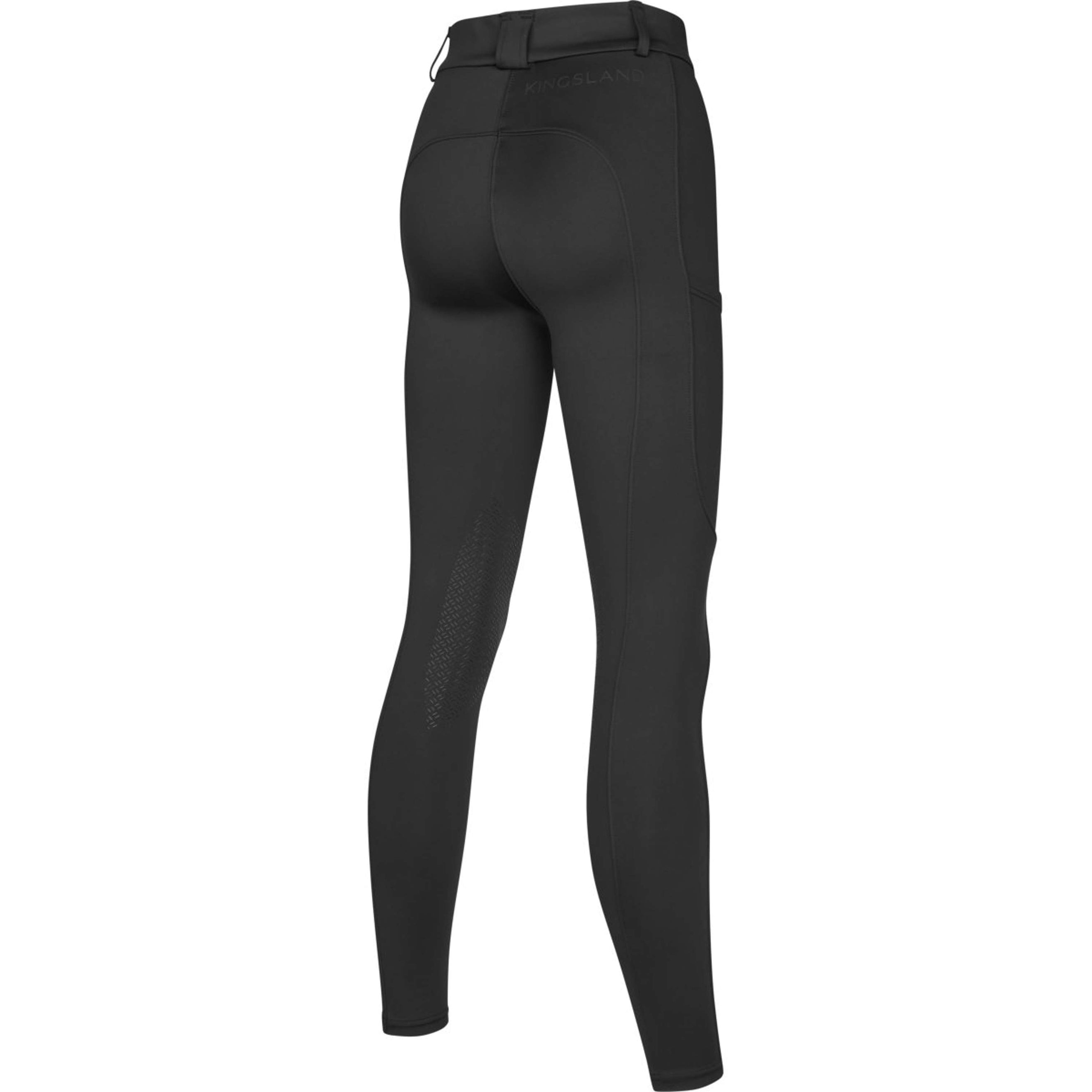 Kingsland Pantalon d'Équitation KLKaya Prise de Genou Noir Kingsland Pantalon d'Équitation KLKaya Prise de Genou Noir