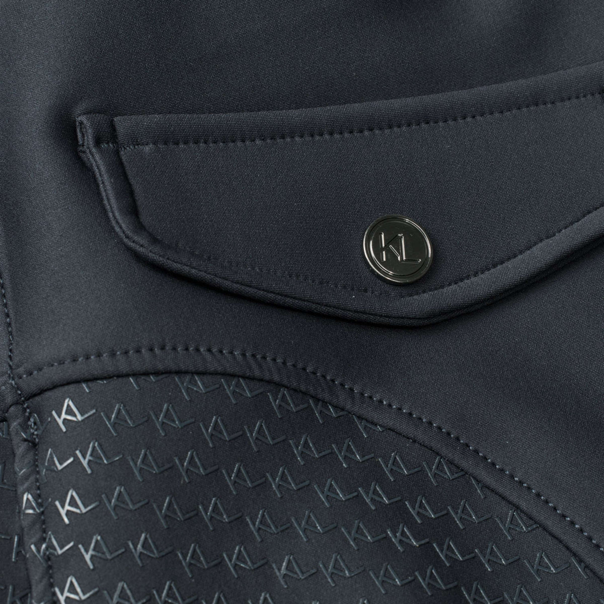 Kingsland Pantalon d'Équitation KLKatty Full Grip Marin