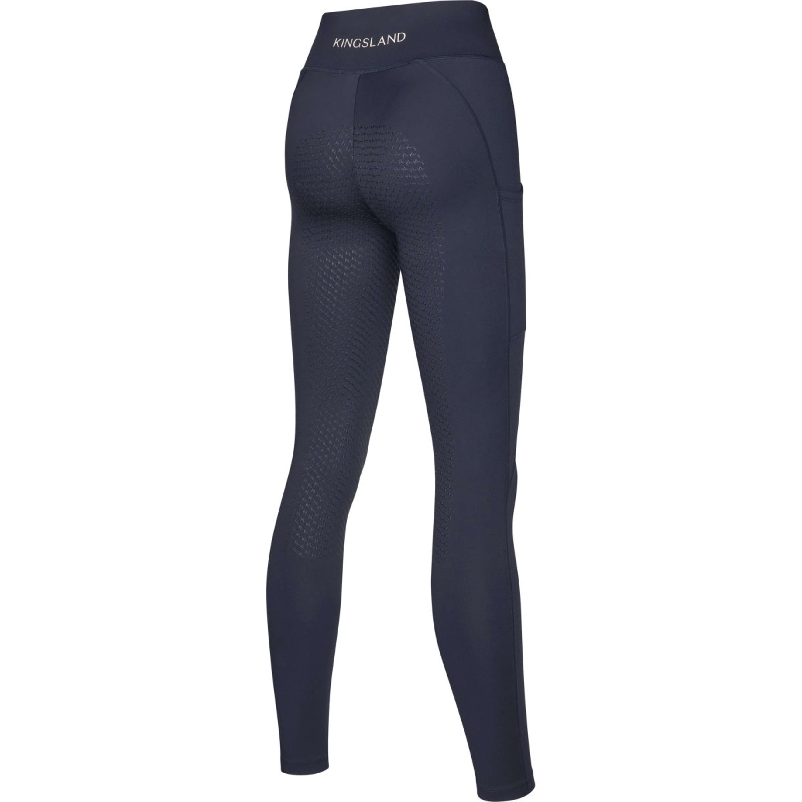 Kingsland Legging d'Équitation KLLorella F-Tec 5 Full Grip Marin