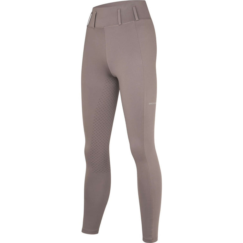 Kingsland Legging d'Équitation KLLea F-Tec 5 Full Grip Brown Iron Kingsland Legging d'Équitation KLLea F-Tec 5 Full Grip Brown Iron