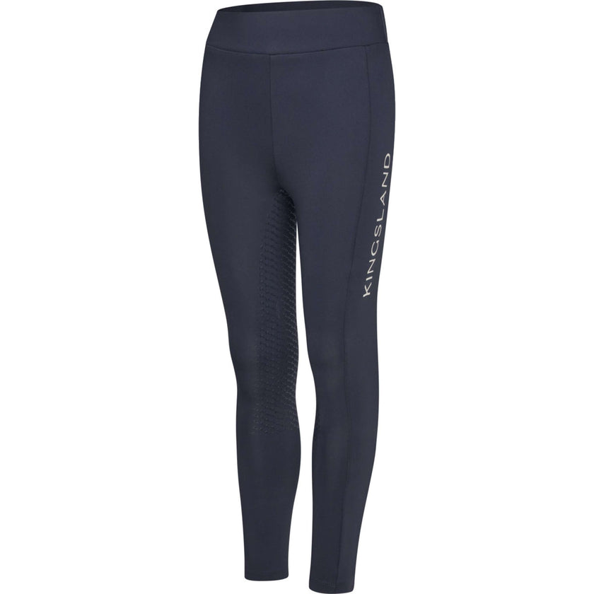 Kingsland Legging d'Équitation KLLilo Junior F-tec 5 Full Grip Marin Kingsland Legging d'Équitation KLLilo Junior F-tec 5 Full Grip Marin