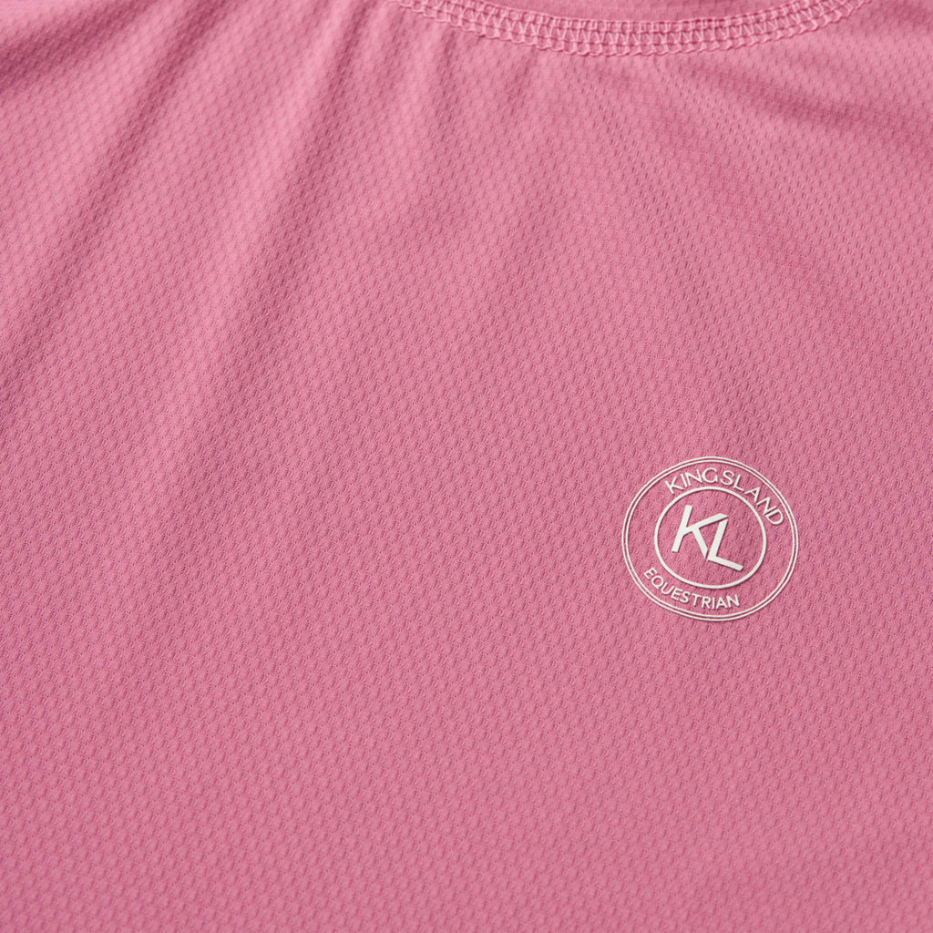 Kingsland T-Shirt KLLeona Technical Heather Rose
