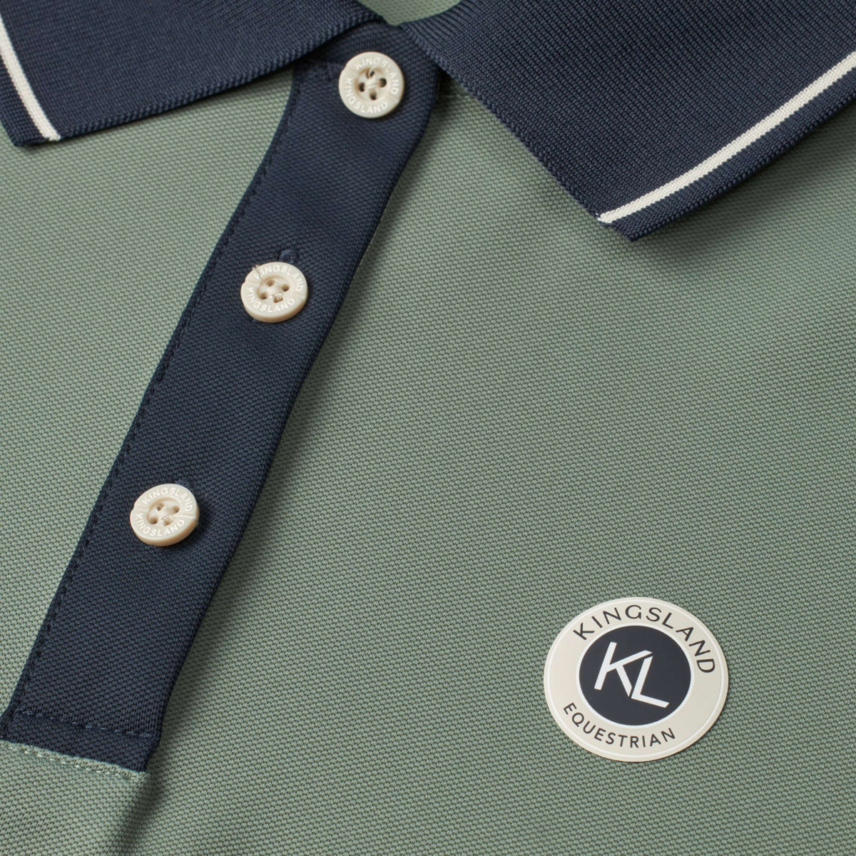 Kingsland Polo KLLorenzo Hommes Green Agave