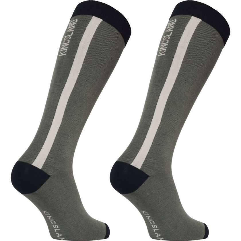 Kingsland Chaussettes d'Équitation KLLaura Coolmax 2-Pack Green Agave Kingsland Chaussettes d'Équitation KLLaura Coolmax 2-Pack Green Agave