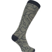 Kingsland Chaussettes d'Équitation KLLarissa Green Agave