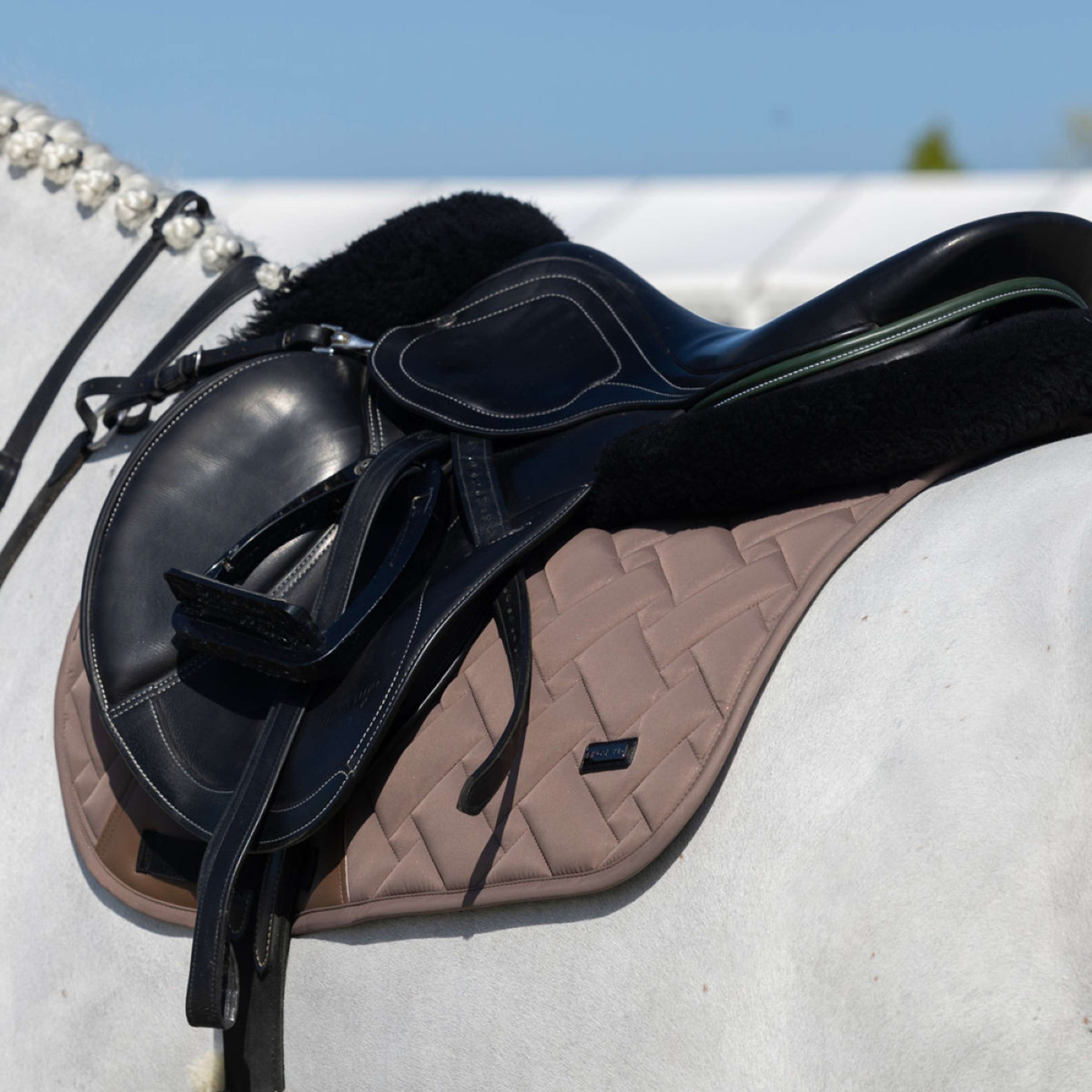 Kingsland Tapis de Selle KLLexie de Saut Brown Iron
