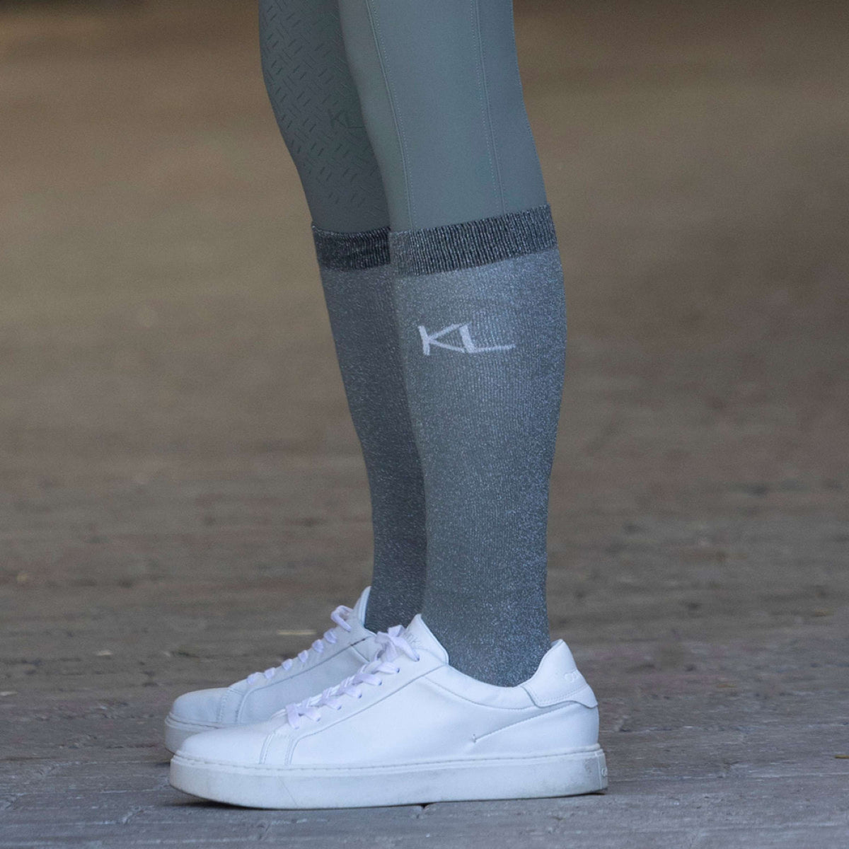 Kingsland Chaussettes d'Équitation KLLorella Coolmax Green Agave